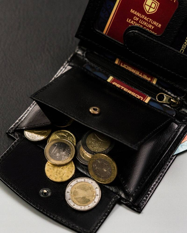 Leather wallet RFID PETERSON PTN 303.01