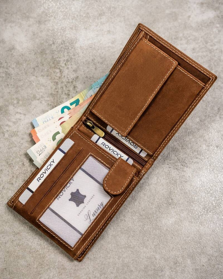Leather wallet RFID ALWAYS WILD N992-CHM-TAUR