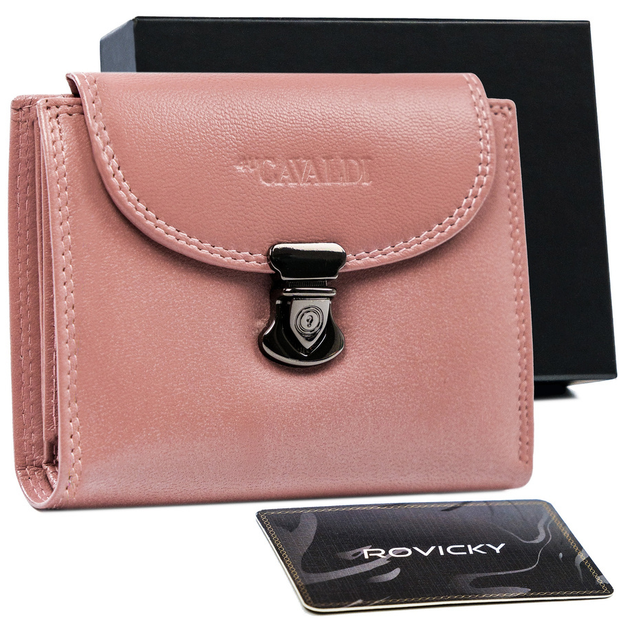 Leather wallet RFID 4U CAVALDI RD-19-GCL