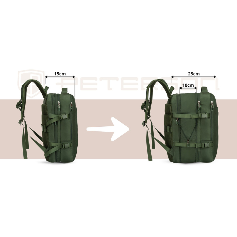 Polyester bagpack PETERSON PTN 24421