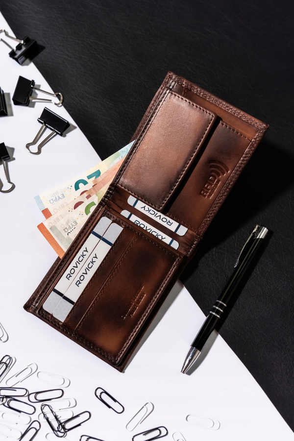 Leather wallet RFID ALWAYS WILD N724-VRS