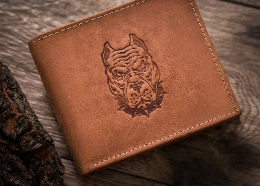 Leather wallet RFID ALWAYS WILD N992-CHM-DOG-1