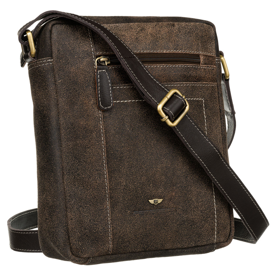 Leather bag PETERSON PTN 8020-SCC