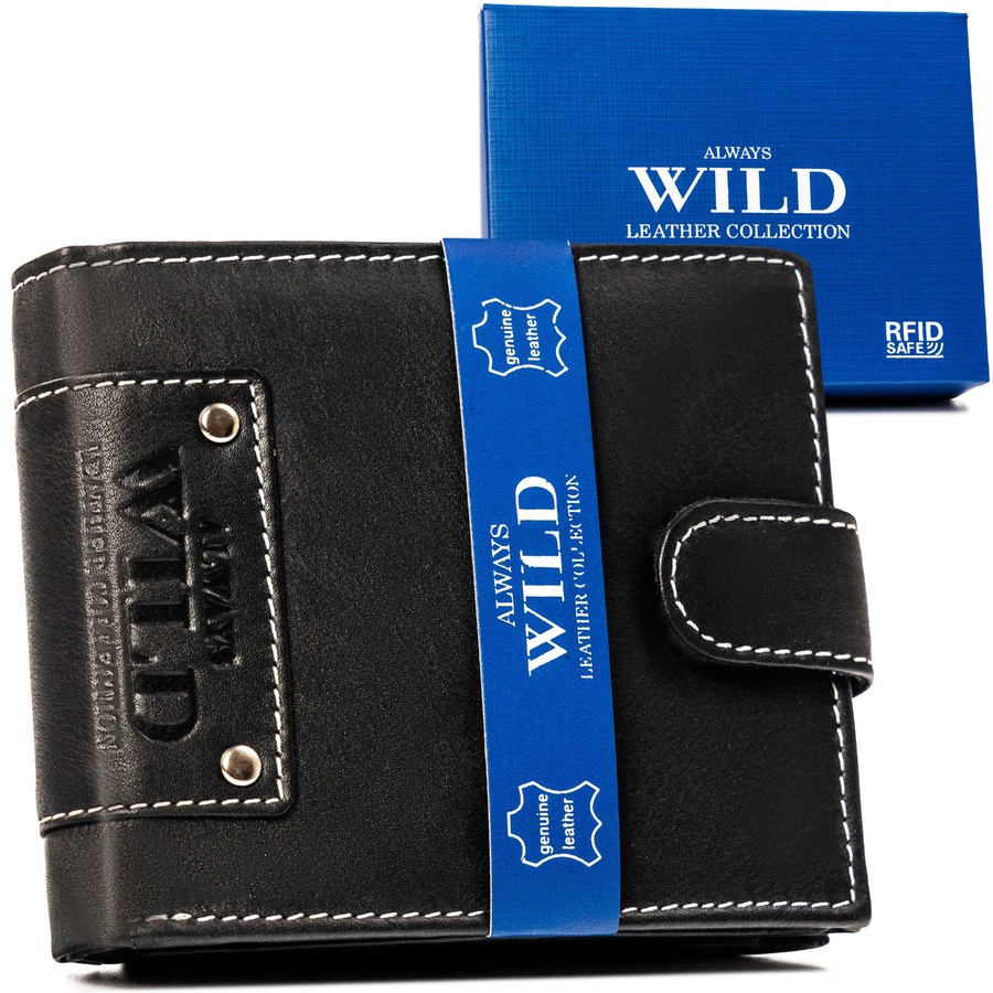 Leather wallet RFID ALWAYS WILD N992L-P-CCD