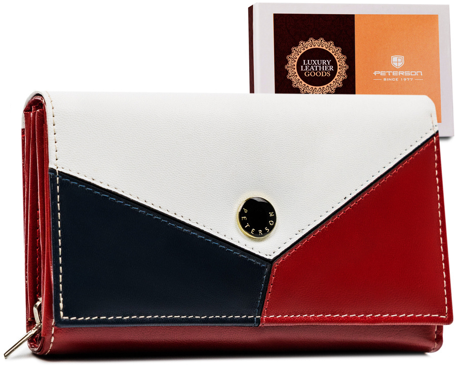 Leathyer's wallet RFID PETERSON PTN RD-22-GCL-Y