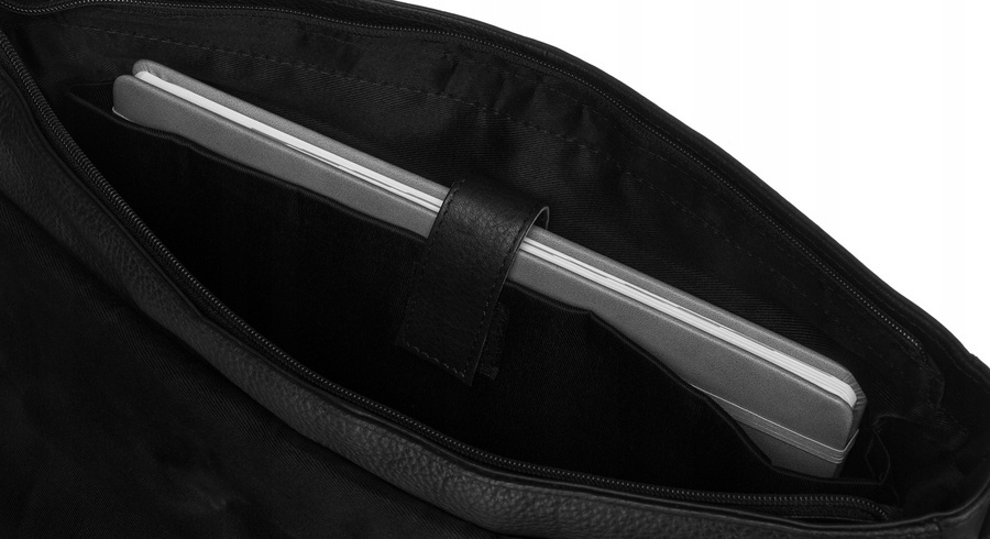 Leather's laptop bag PETERSON PTN 1728-NDM