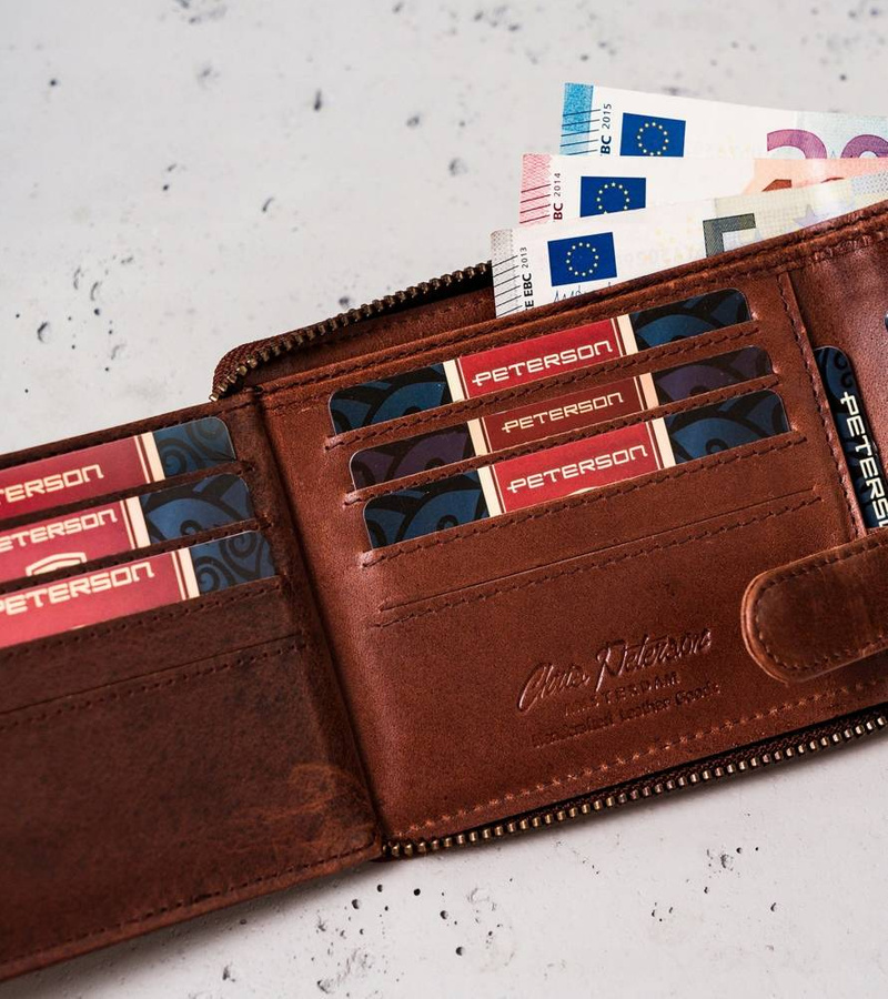Leather men wallet PTN N992C-04-HWM-134