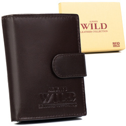 Leather wallet RFID ALWAYS WILD N0036L-P-SCR