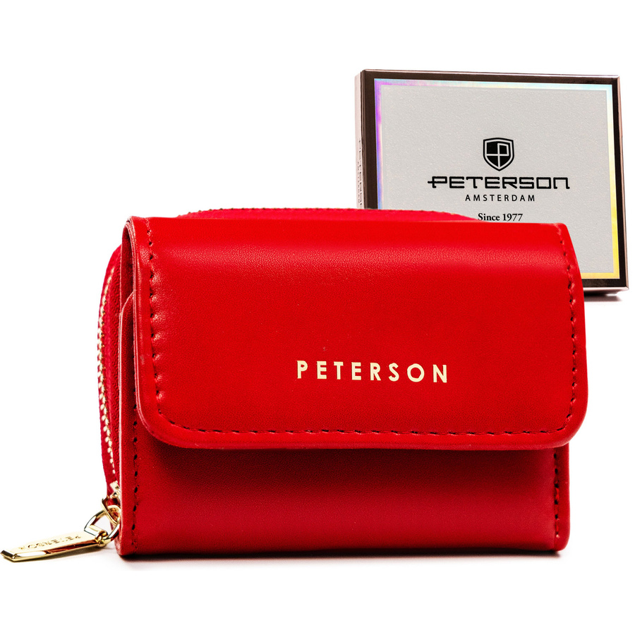 Leatherette wallet RFID PETERSON PTN 011-JI