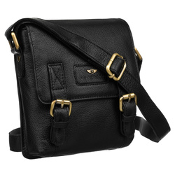 Leather bag PETERSON PTN 996-S-NDM