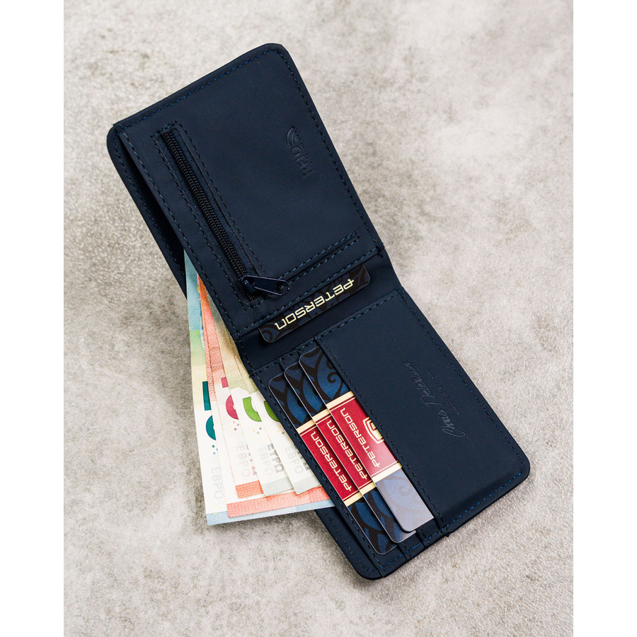 Leatherette wallet RFID PETERSON PTN EH-04Z