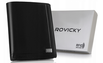 Leather wallet RFID ROVICKY PC-108-BAR