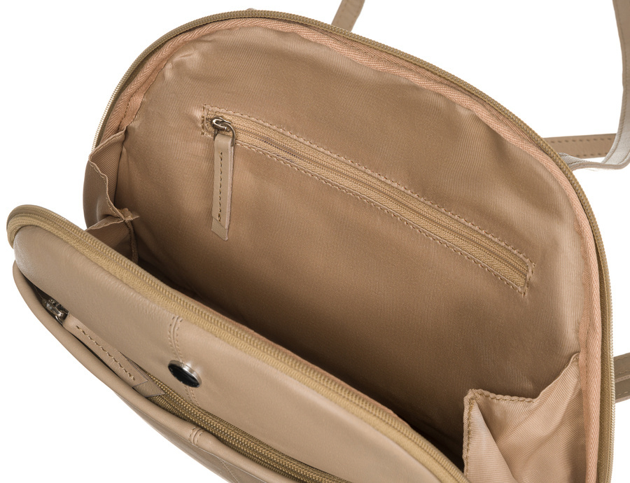 Leather bagpack PETERSON PTN TOR-311-SNC