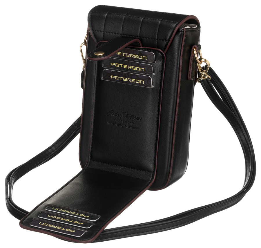 Leatherette bag PETERSON PTN M-15