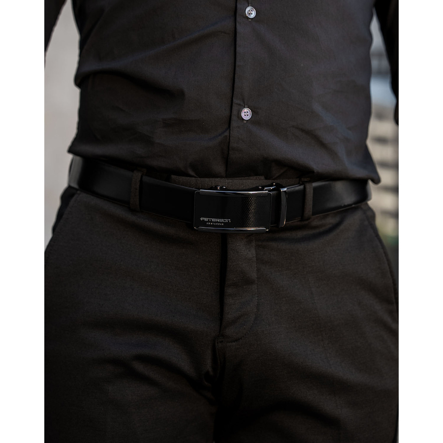Leather belt PETERSON PTN A009