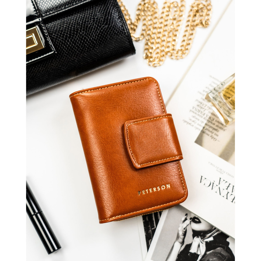 Leatherette wallet RFID PETERSON PTN 009-HF