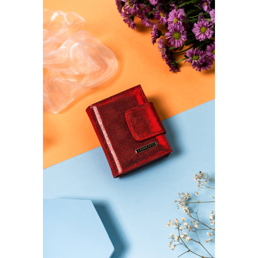 Leather wallet RFID LORENTI 42329-CEK