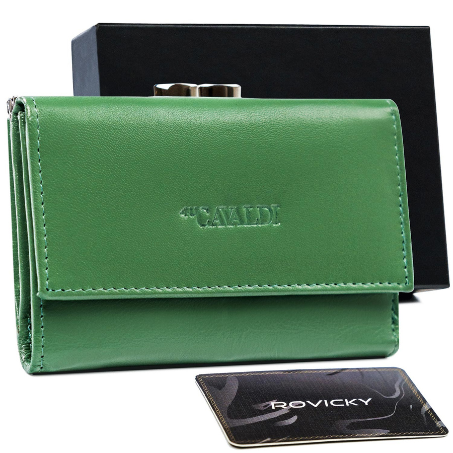 Leather wallet RFID 4U CAVALDI RD-18-GCL