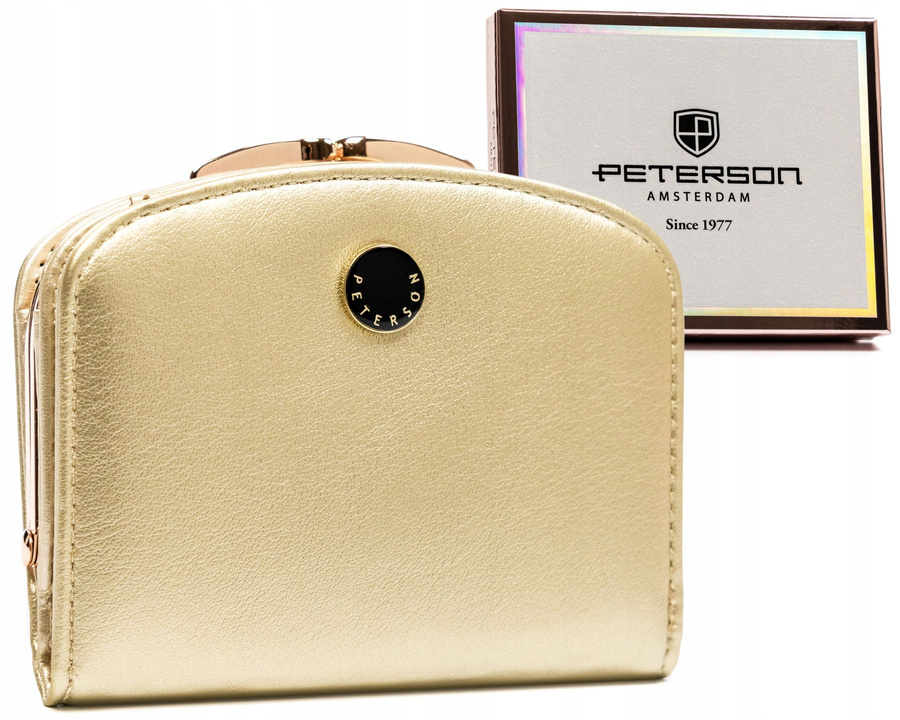 Leatherette wallet RFID PETERSON PTN 1830-F8