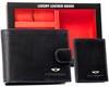 Leather wallet+case+key ring PETERSON PTN SET3-N992L-VT