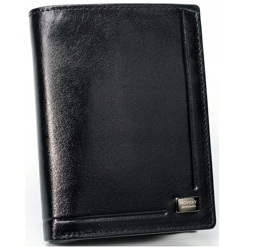 Leather wallet RFID ROVICKY PC-104-BAR