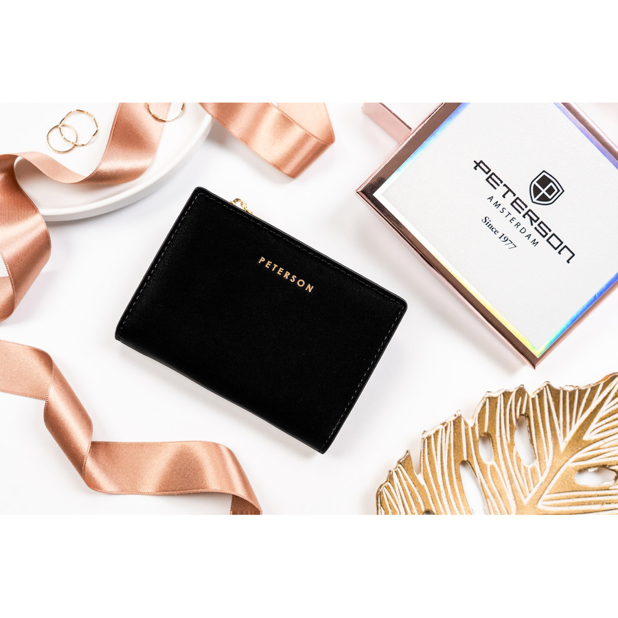 Leatherette wallet RFID PETERSON PTN 003-WEI