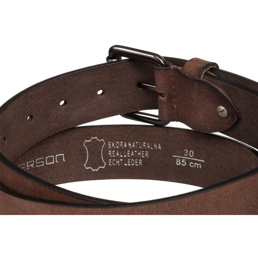 Leather belt PETERSON PTN LTP-BUF