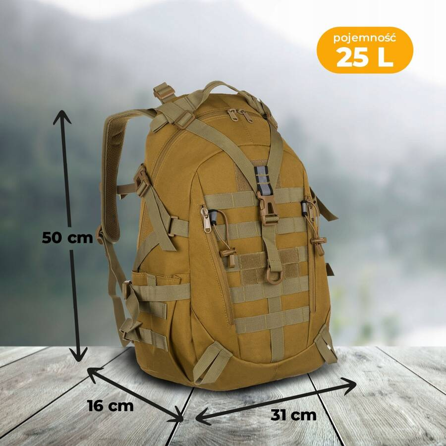 Nylon fabric bagpack PETERSON BL075