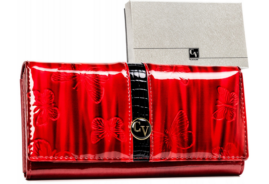 Leather wallet RFID 4U CAVALDI H22-3-DBF