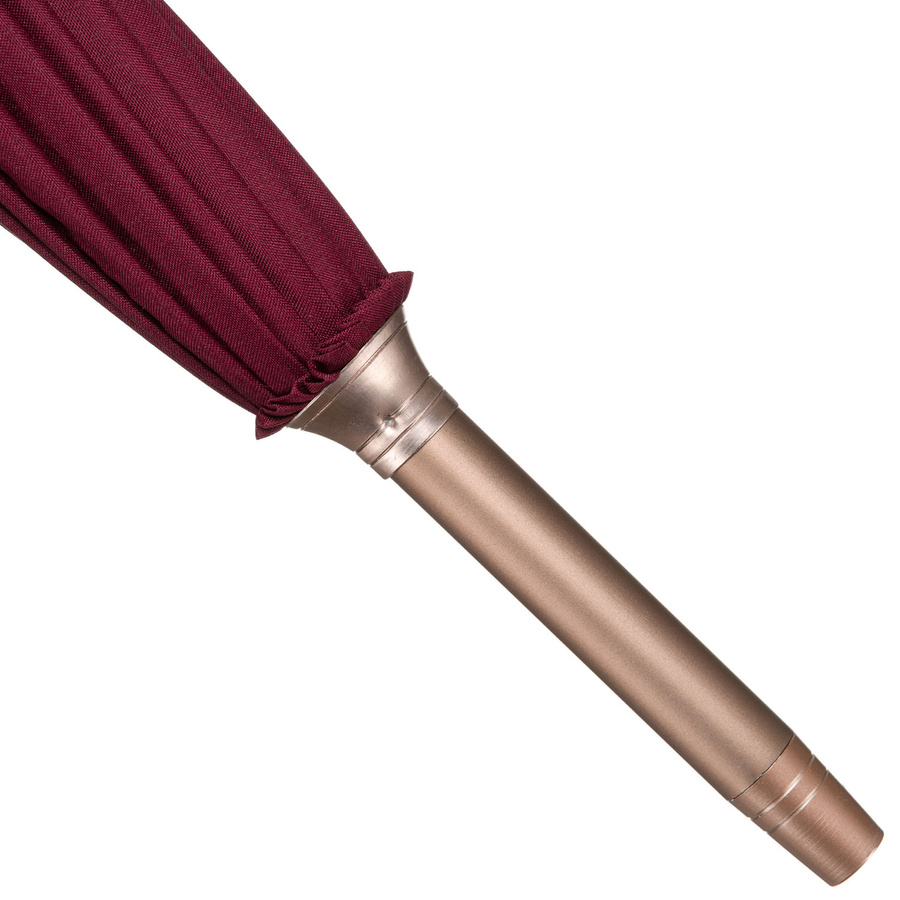 Czerwony, elegancki parasol rządowy - Peterson