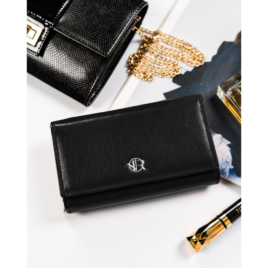 Leather wallet RFID ROVICKY R-D1520-NCD-BL