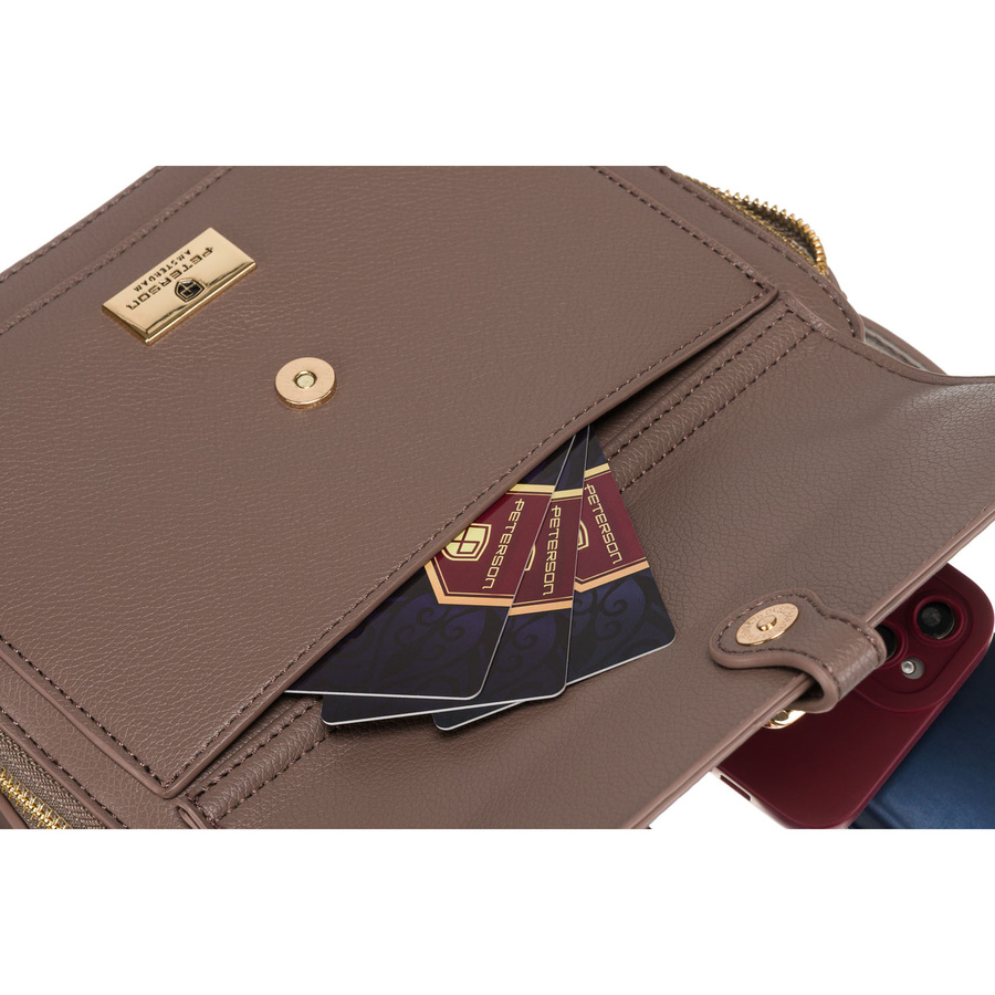 Leatherette bag PETERSON PTN TOR-ALE-21
