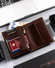 Leather wallet RFID PETERSON PTN 22311-VT