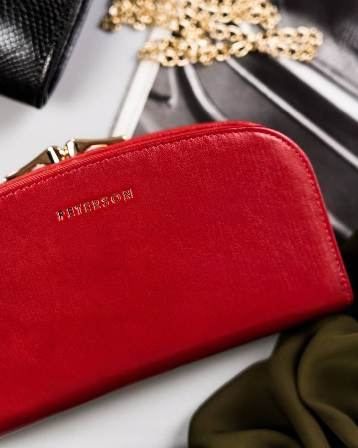 Leather's wallet RFID PETERSON PTN 42123-SG