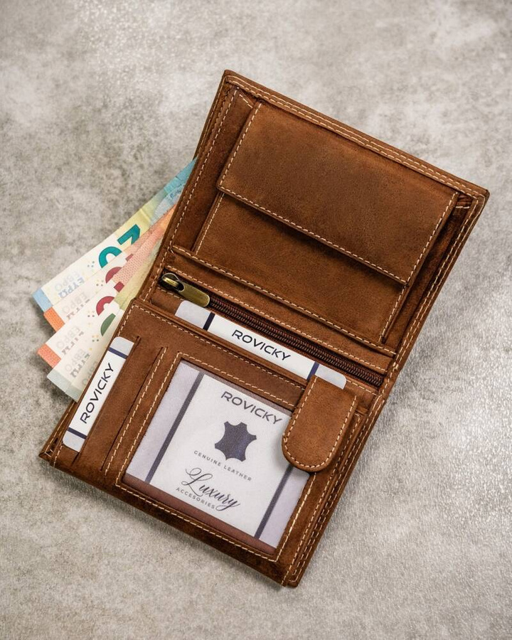 Leather wallet RFID ALWAYS WILD N4-CHM-CANC
