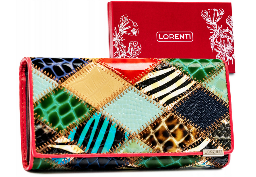 Leather wallet RFID LORENTI 72401