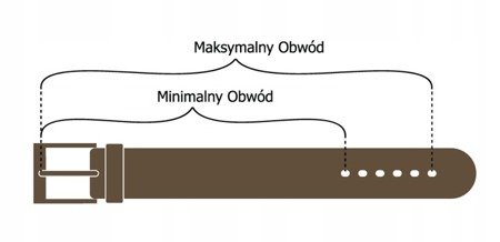 Pasek męski ze skóry naturalnej w stylu Oxford - Rovicky